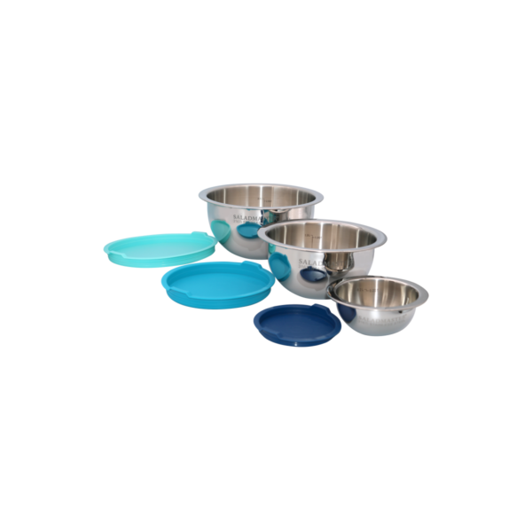 3 Piece Mixing Bowl Set With Lids